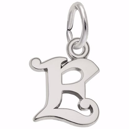 Picture of Init-E Charm Pendant - Sterling Silver