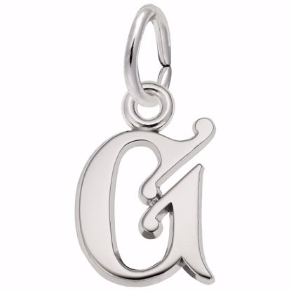 Picture of Init-G Charm Pendant - Sterling Silver