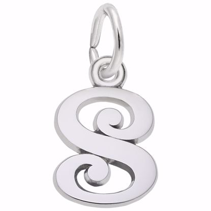 Picture of Init-S Charm Pendant - Sterling Silver