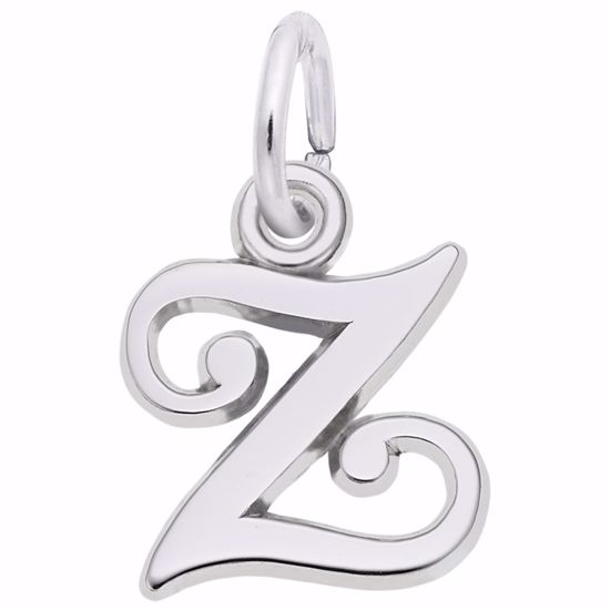 Picture of Init-Z Charm Pendant - Sterling Silver