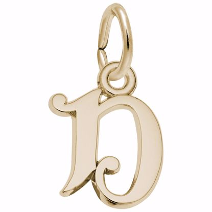 Picture of Init-D Charm Pendant - 14K Gold