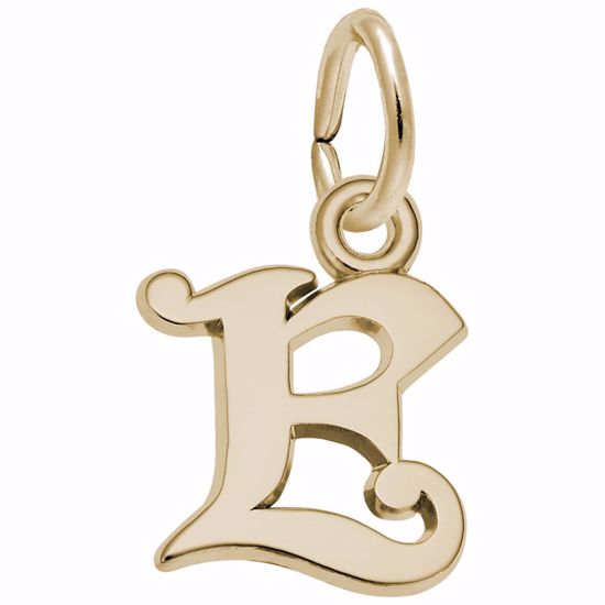 Picture of Init-E Charm Pendant - 14K Gold