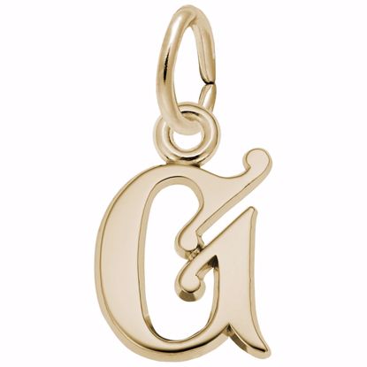 Picture of Init-G Charm Pendant - 14K Gold