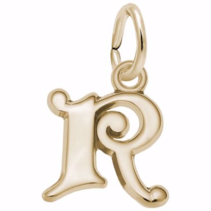 Picture of Init-R Charm Pendant - 14K Gold