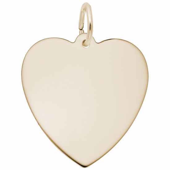 Picture of Heart - Classic Charm Pendant - 14K Gold