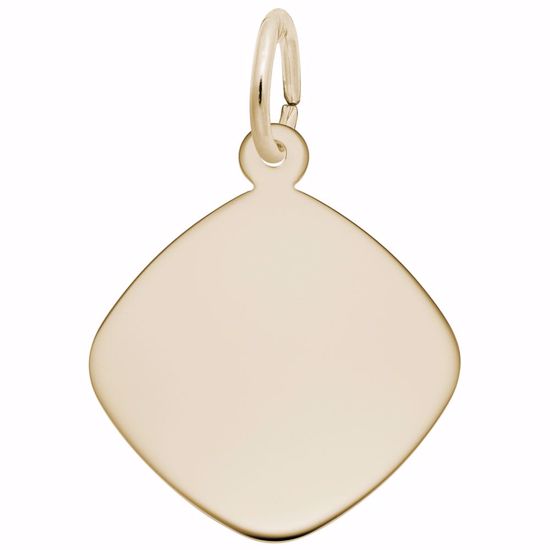 Picture of Disc Charm Pendant - 14K Gold