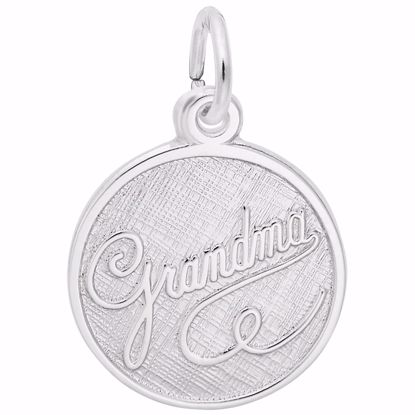 Picture of Grandma Charm Pendant - Sterling Silver