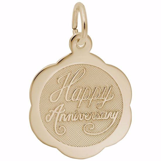 Picture of Anniversary Charm Pendant - 14K Gold