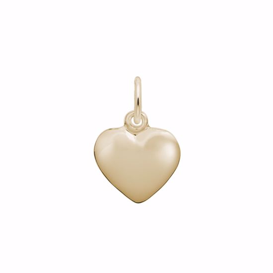 Picture of Heart Charm Pendant - 14K Gold