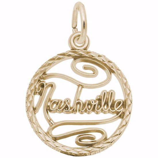 Picture of Nashville Charm Pendant - 14K Gold