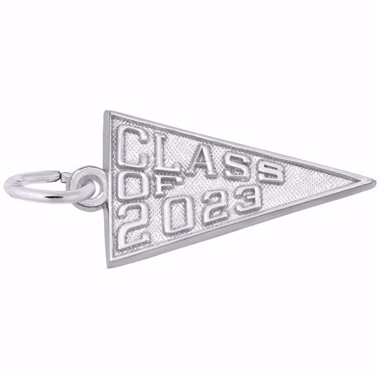 Picture of Class Of 2023 Charm Pendant - Sterling Silver