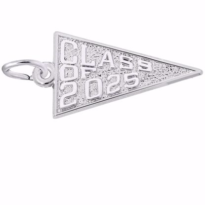 Picture of Class Of 2025 Charm Pendant - Sterling Silver