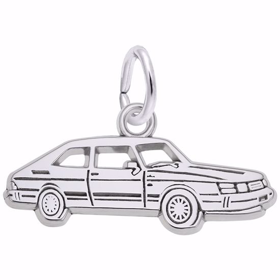 Picture of Car Charm Pendant - Sterling Silver