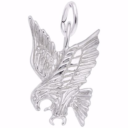 Picture of Eagle Charm Pendant - Sterling Silver