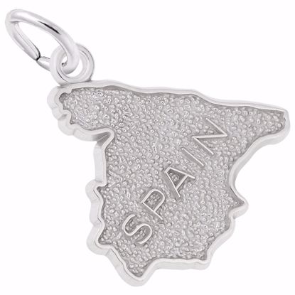 Picture of Spain Charm Pendant - Sterling Silver