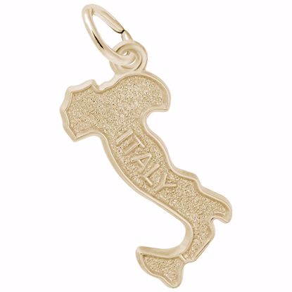 Picture of Italy Charm Pendant - 14K Gold