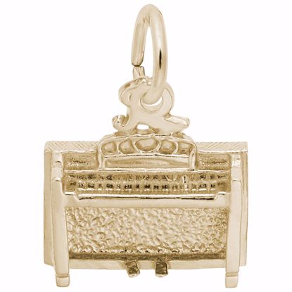 Picture of Spinet Charm Pendant - 14K Gold