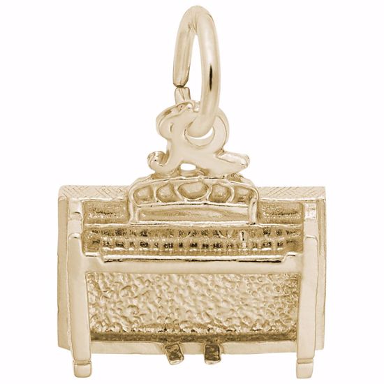 Picture of Spinet Charm Pendant - 14K Gold