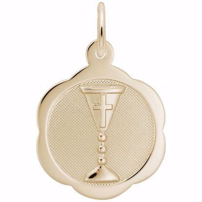 Picture of Communion Charm Pendant - 14K Gold