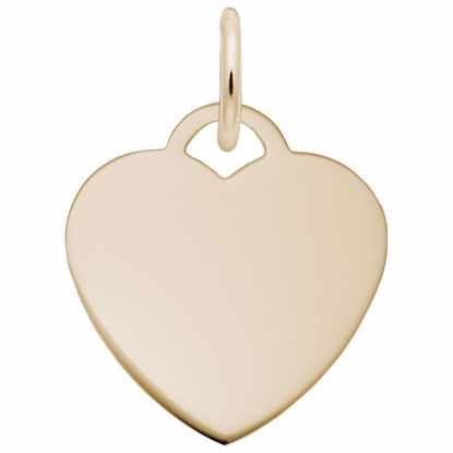 Picture of Small Heart - Classic Charm Pendant - 14K Gold